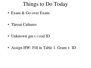 Things to Do Today