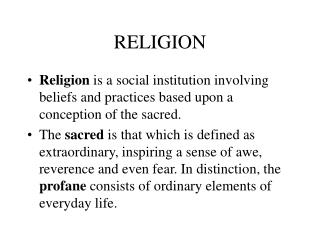 RELIGION