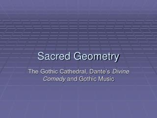 Sacred Geometry