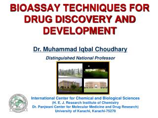 BIOASSAY TECHNIQUES FOR DRUG DISCOVERY AND DEVELOPMENT