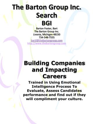 Building Companies and Impacting Careers