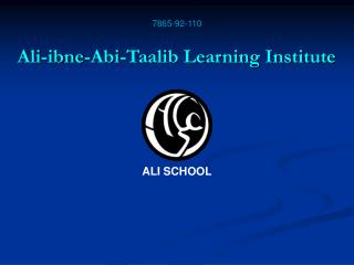 Ali-ibne-Abi-Taalib Learning Institute