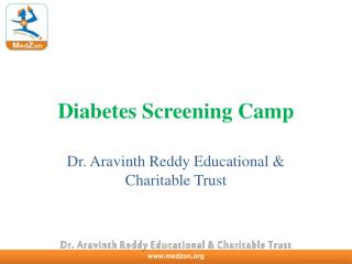 Diabetes Screening Camp