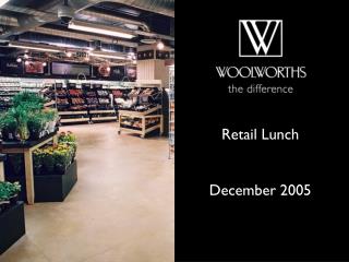 Retail Lunch December 2005
