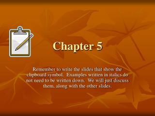 Chapter 5