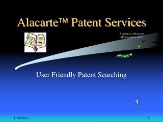 Alacarte  Patent Services