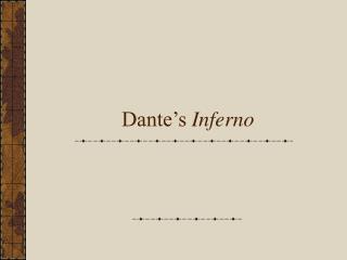 Dante’s Inferno