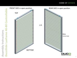 Assembly Instructions DucoSlide Luxframe 40-80 Controllable