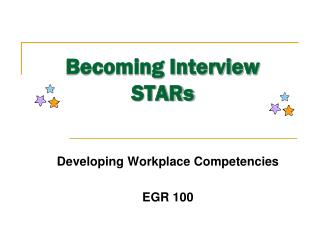 Becoming Interview STARs