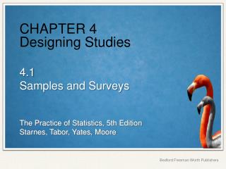 CHAPTER 4 Designing Studies