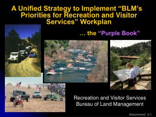 Recreation and Visitor Services Bureau of Land Management
