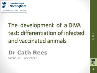 The development of a DIVA test: differentiation of infected and vaccinated animals