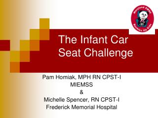 The Infant Car Seat Challenge