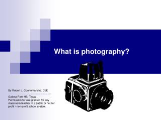 What is photography?