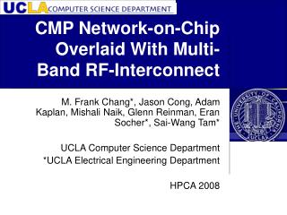 CMP Network-on-Chip Overlaid With Multi-Band RF-Interconnect