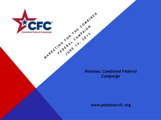 Marketing for the Combined Federal Campaign June 14, 2013