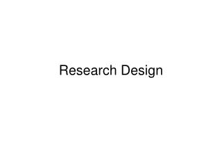 Research Design