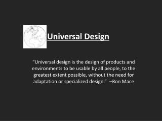 Universal Design