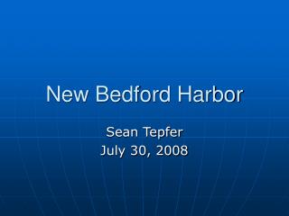 New Bedford Harbor