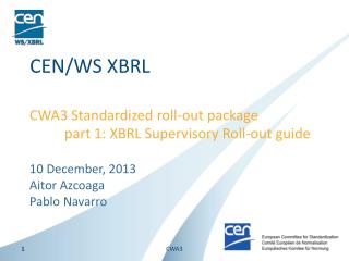 CEN/WS XBRL