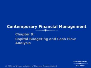 Contemporary Financial Management