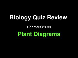 Biology Quiz Review