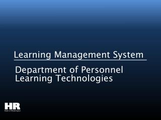 Learning Management System