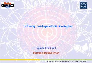 LCFGng configuration examples