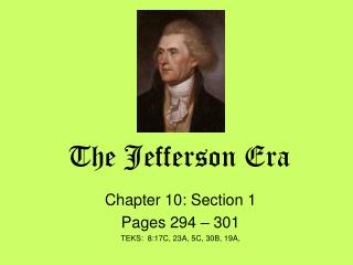 The Jefferson Era