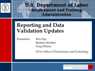 U.S. Department of Labor Employment and Training Administration