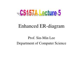 Enhanced ER-diagram