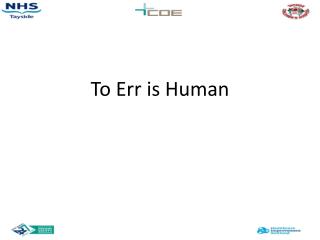 To Err is Human