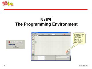 NxtPL The Programming Environment