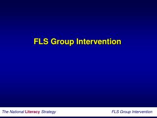 F LS Group Intervention
