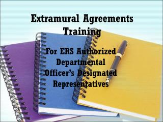 Extramural Agreements Training