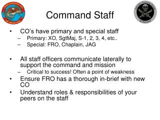 Command Staff