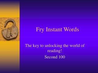 Fry Instant Words