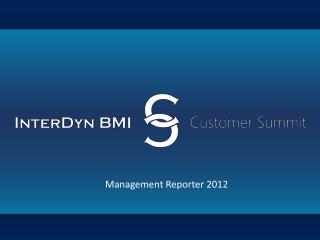 Management Reporter 2012