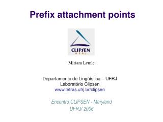 Prefix attachment points