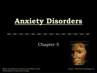 Anxiety Disorders