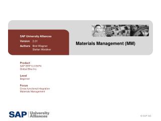 Materials Management (MM)