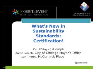 What’s New in Sustainability Standards: Certification!