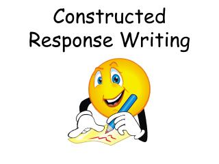 Constructed Response Writing