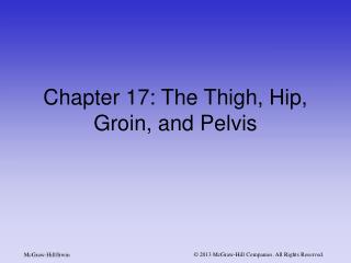 Chapter 17: The Thigh, Hip, Groin, and Pelvis