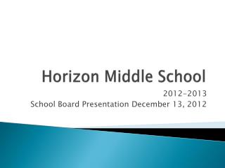 Horizon Middle School