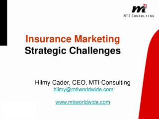 Insurance Marketing Strategic Challenges