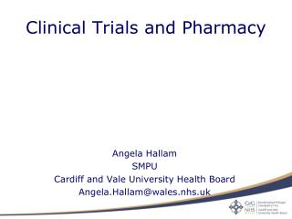 Clinical Trials and Pharmacy