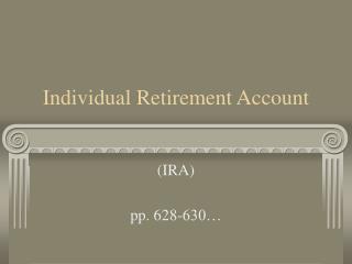 Individual Retirement Account