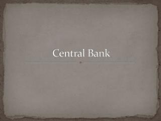 Central Bank