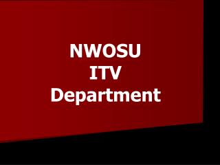 NWOSU ITV Department